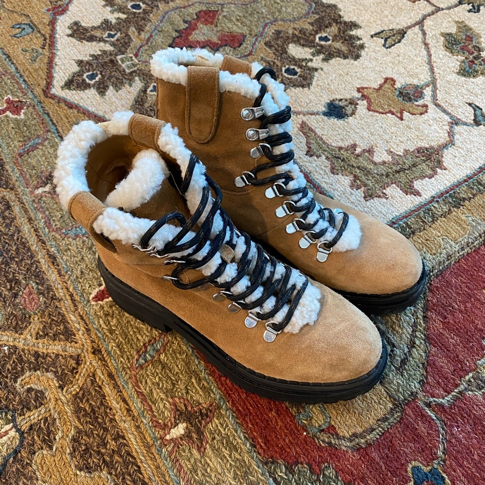 Marc Fisher Brown Suede Boots